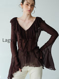 luxury-cupro-blend-ruffle-v-neck-blouse-draped-bell-sleeve-romantic-top