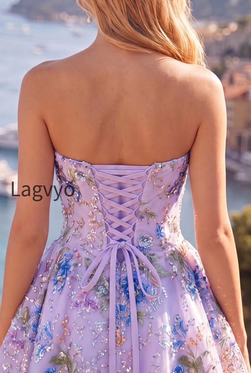 sparkly-pink-floral-beaded-a-line-short-strapless-homecoming-dress