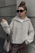 vintage-notched-v-neck-knit-top
