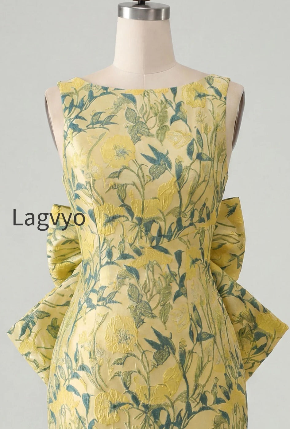 floral-pink-green-tight-boat-neck-short-homecoming-dress-with-bow