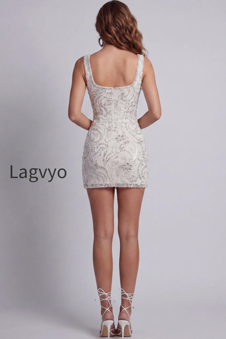 sparkly-white-beaded-thick-straps-floral-tight-short-cocktail-dress