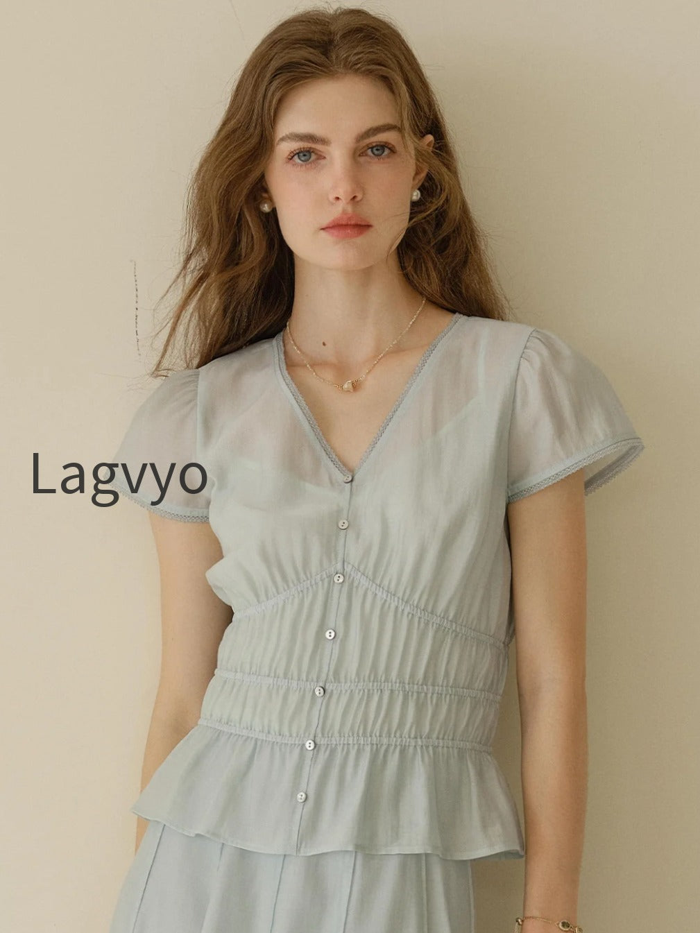 bella-v-neck-smocking-blouse