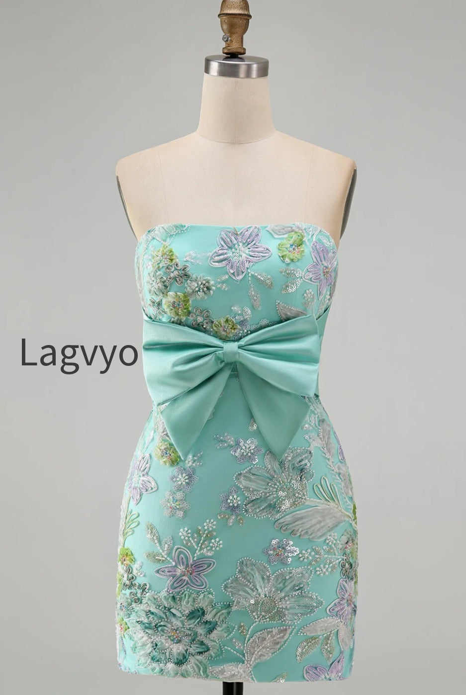 floral-mint-green-sequin-tight-short-homecoming-dress-with-bow