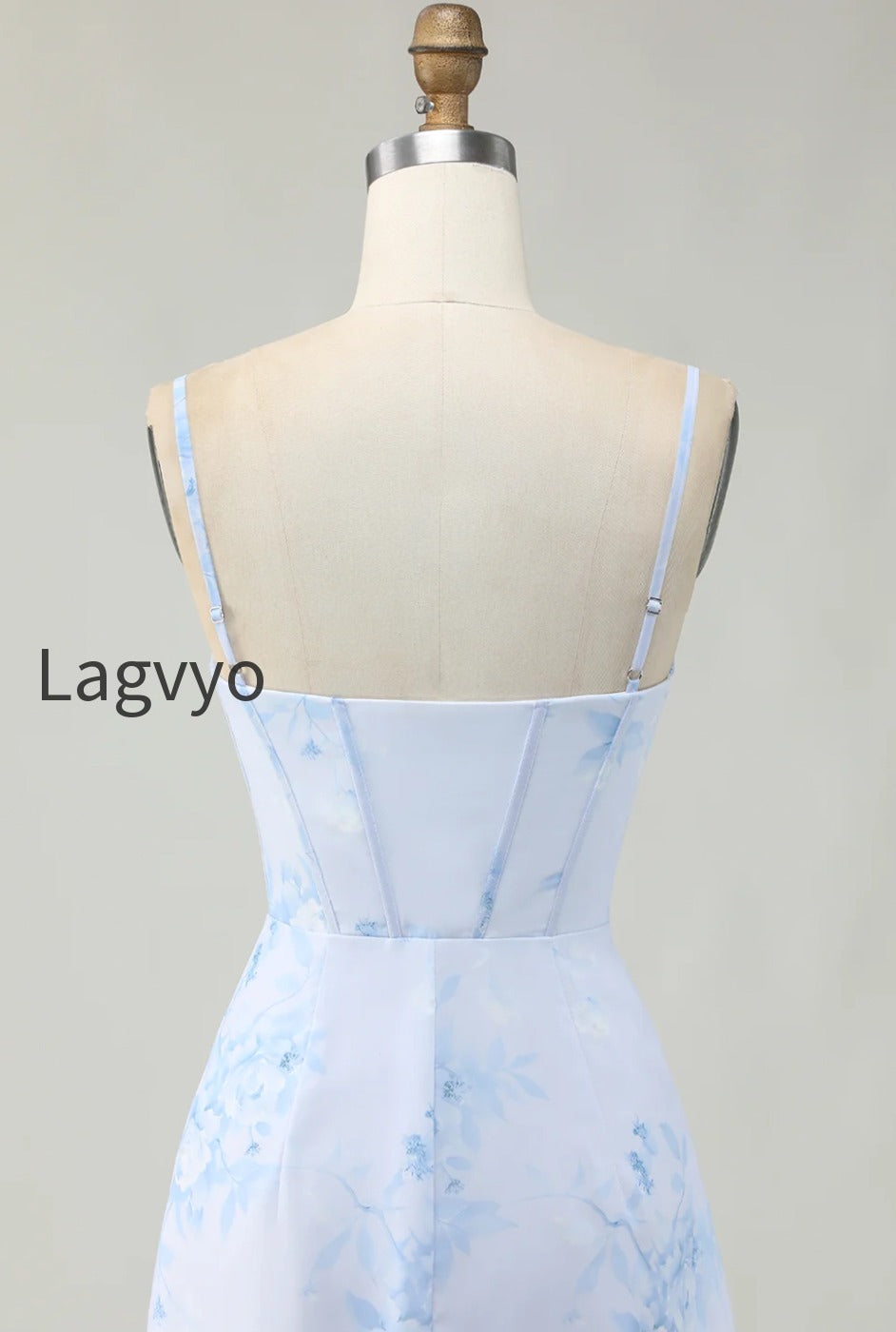 light-blue-floral-tight-ruched-short-corset-homecoming-dress