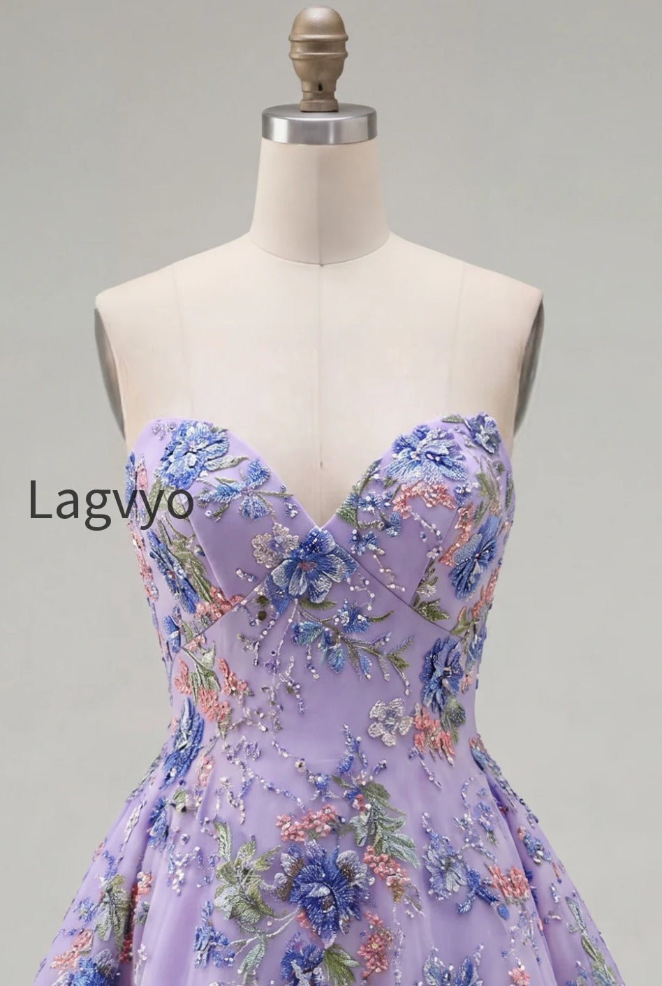 sparkly-pink-floral-beaded-a-line-short-strapless-homecoming-dress