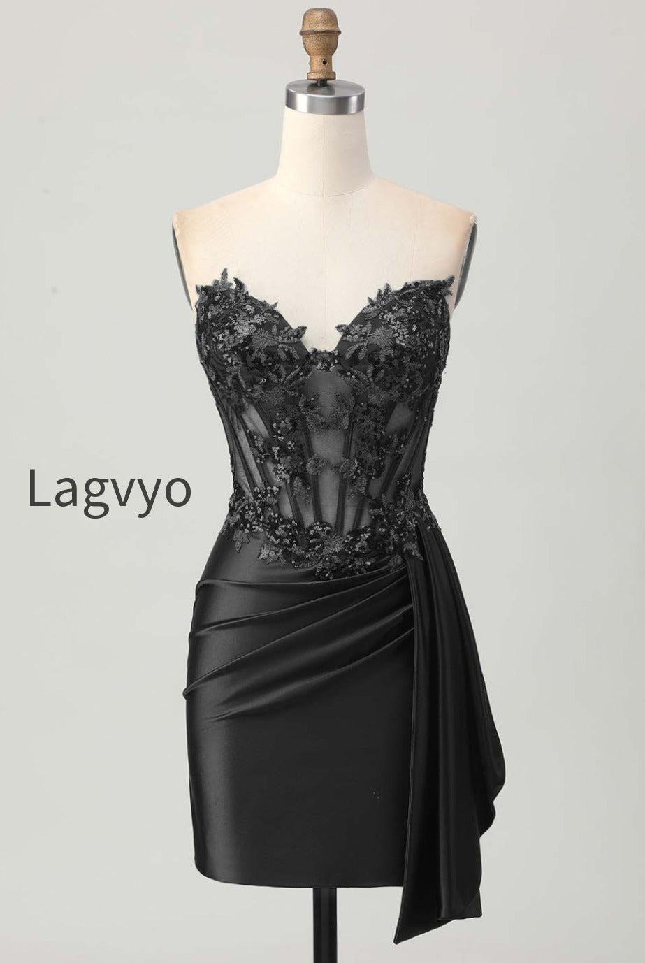sparkly-dark-green-corset-tight-short-homecoming-dress-with-sequins-1