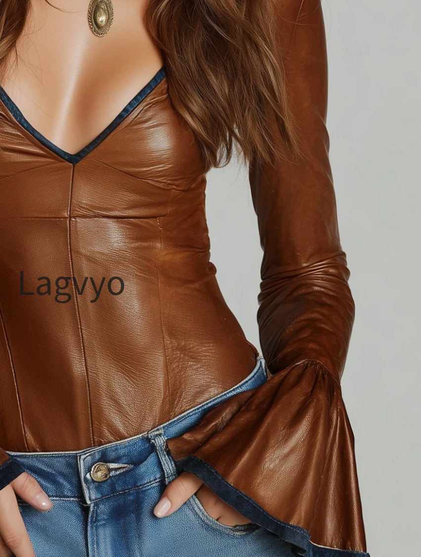 vintage-cognac-brown-contrast-trim-top