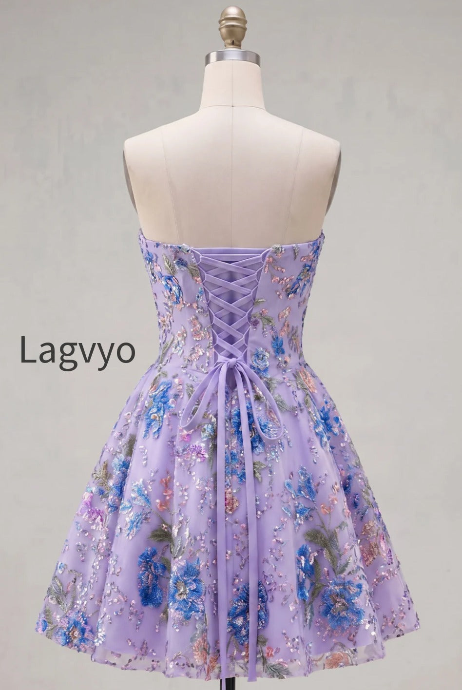 sparkly-pink-floral-beaded-a-line-short-strapless-homecoming-dress
