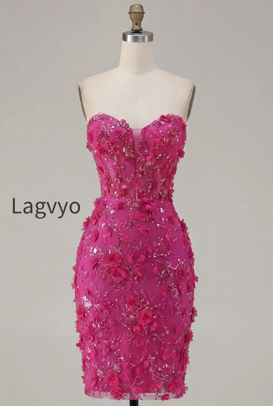 sparkly-fuchsia-corset-floral-tight-short-sweetheart-homecoming-dress-with-beading