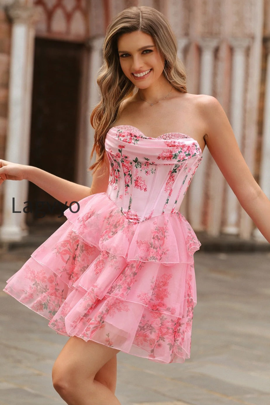 white-and-blue-floral-sweetheart-corset-short-homecoming-dress-with-ruffles
