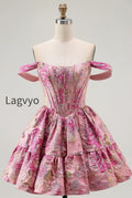 blush-corset-a-line-fluffy-short-homecoming-dress
