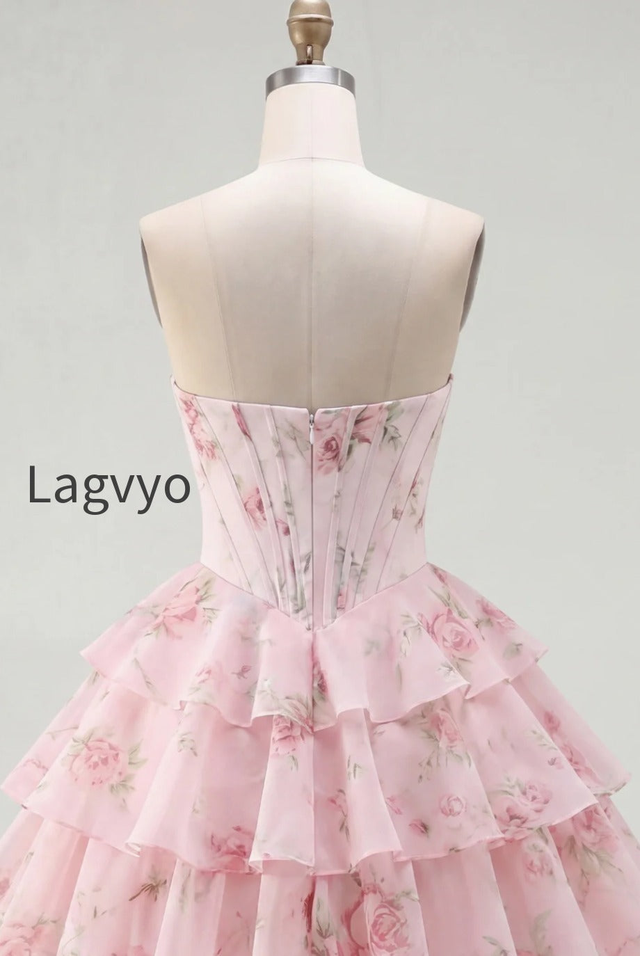 yellow-a-line-floral-corset-short-fringed-strapless-homecoming-dress-with-ruffles