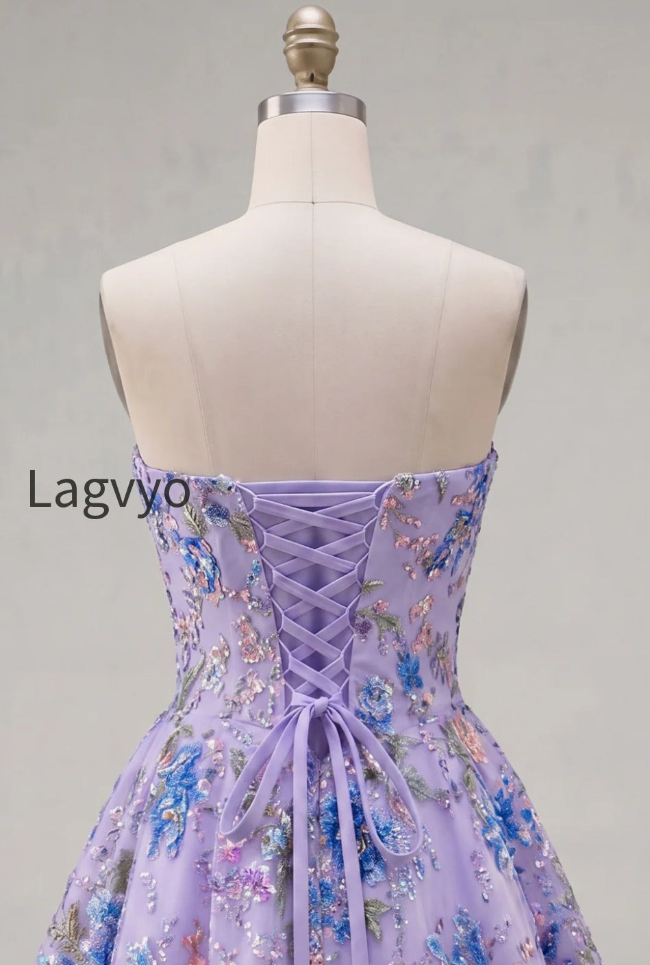 sparkly-pink-floral-beaded-a-line-short-strapless-homecoming-dress