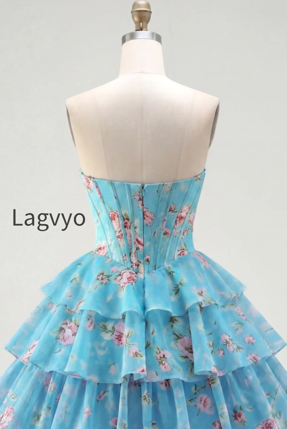 yellow-a-line-floral-corset-short-fringed-strapless-homecoming-dress-with-ruffles