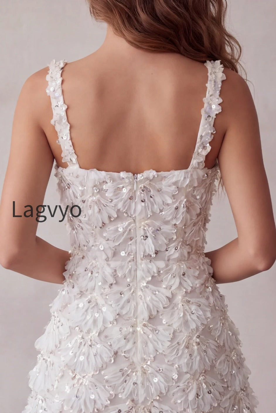 ivory-sparkly-sequin-floral-tight-short-a-line-homecoming-dress