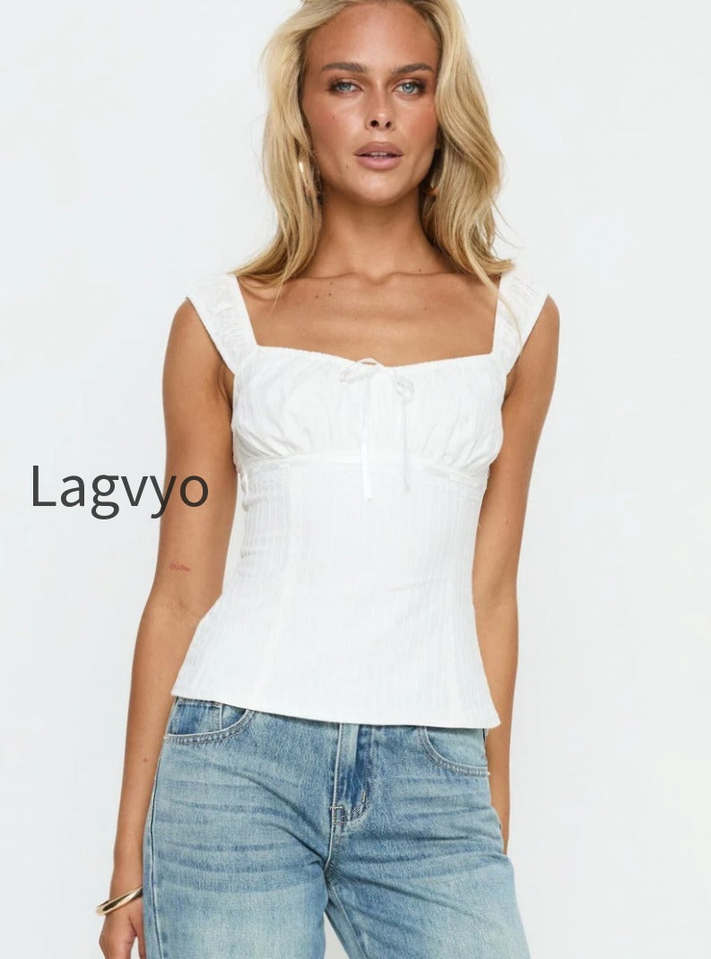 garconne-textured-top-white